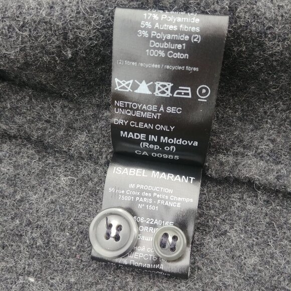 Isabel Marant Gray Wool Jacket - Picture 11 of 15